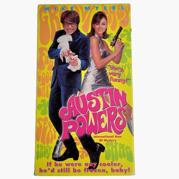 Austin Powers International Man of Mystery VHS Movie Video 1997 - Picture 1 of 6